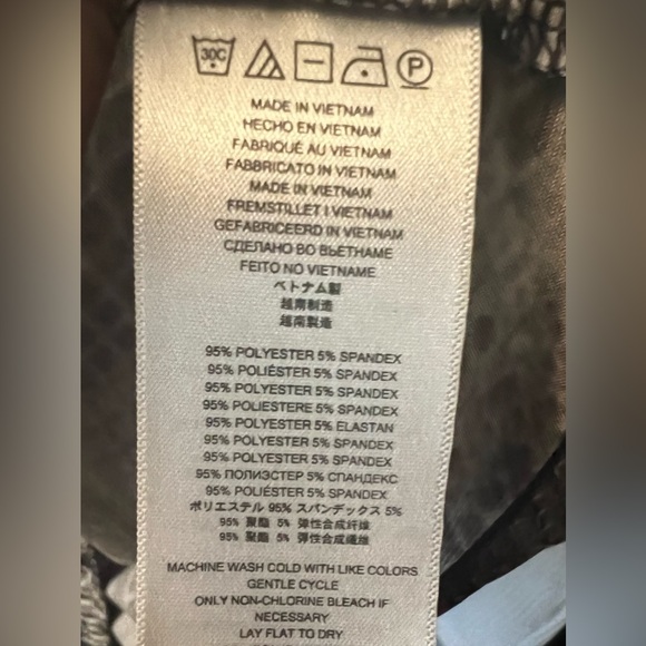 MICHAEL KORS WRAP DRESS SNAKE PRINT WITH SIDE BUCKLE - Picture 6 of 6